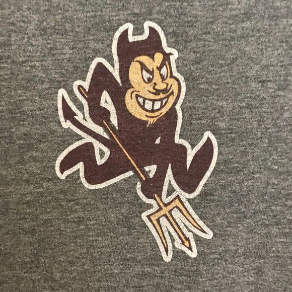 Vintage Nike Arizona State Sun Devils Shirt Mens Large Gray Short Sleeve NCAA - Picture 4 of 8